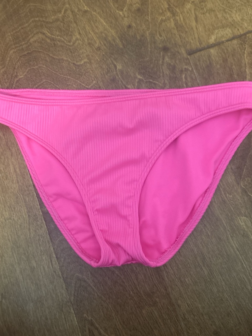 Hollister Hot Pink Ribbed Bikini Bottom